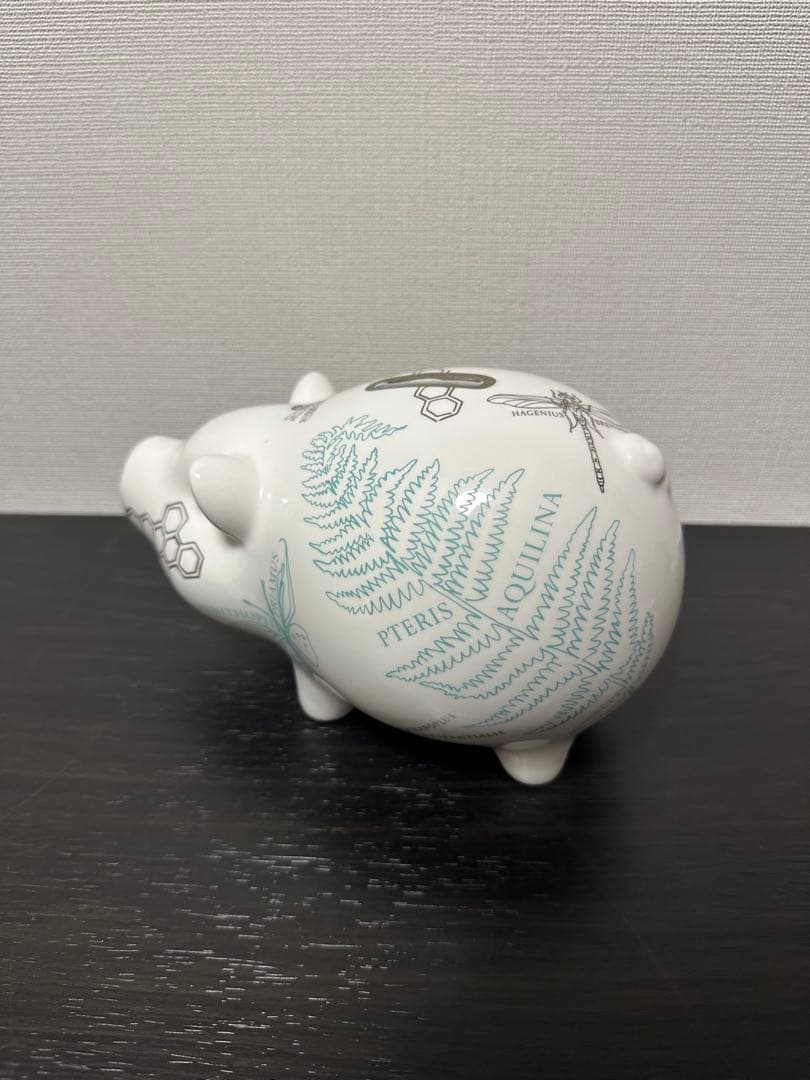 ティファニー ピギーバンク 貯金箱 陶器 ホワイト