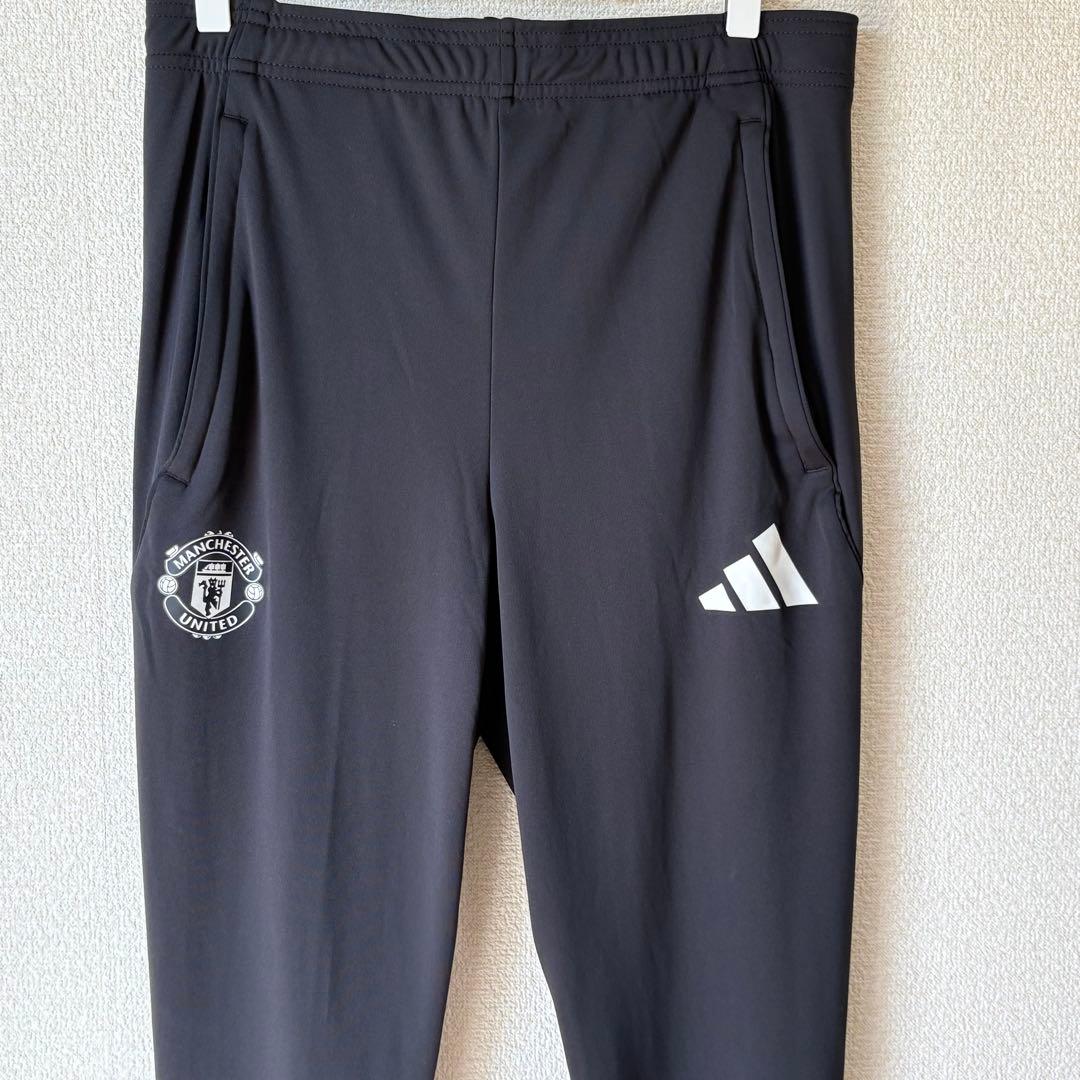 【美品】adidas マンチェスター・ユナイテッド ジョガーパンツXL