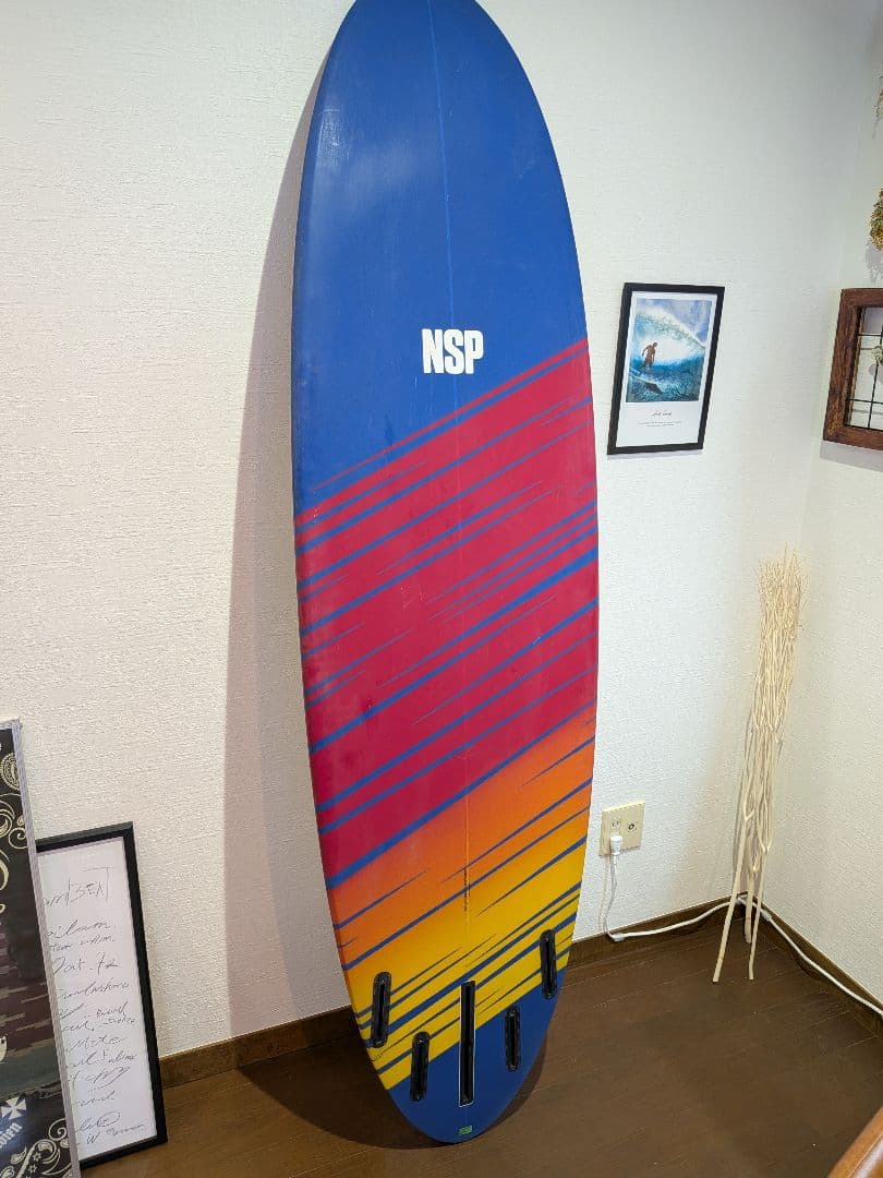 NSP ミッドレングス　6'8 5プラグ　美品 現地手渡し