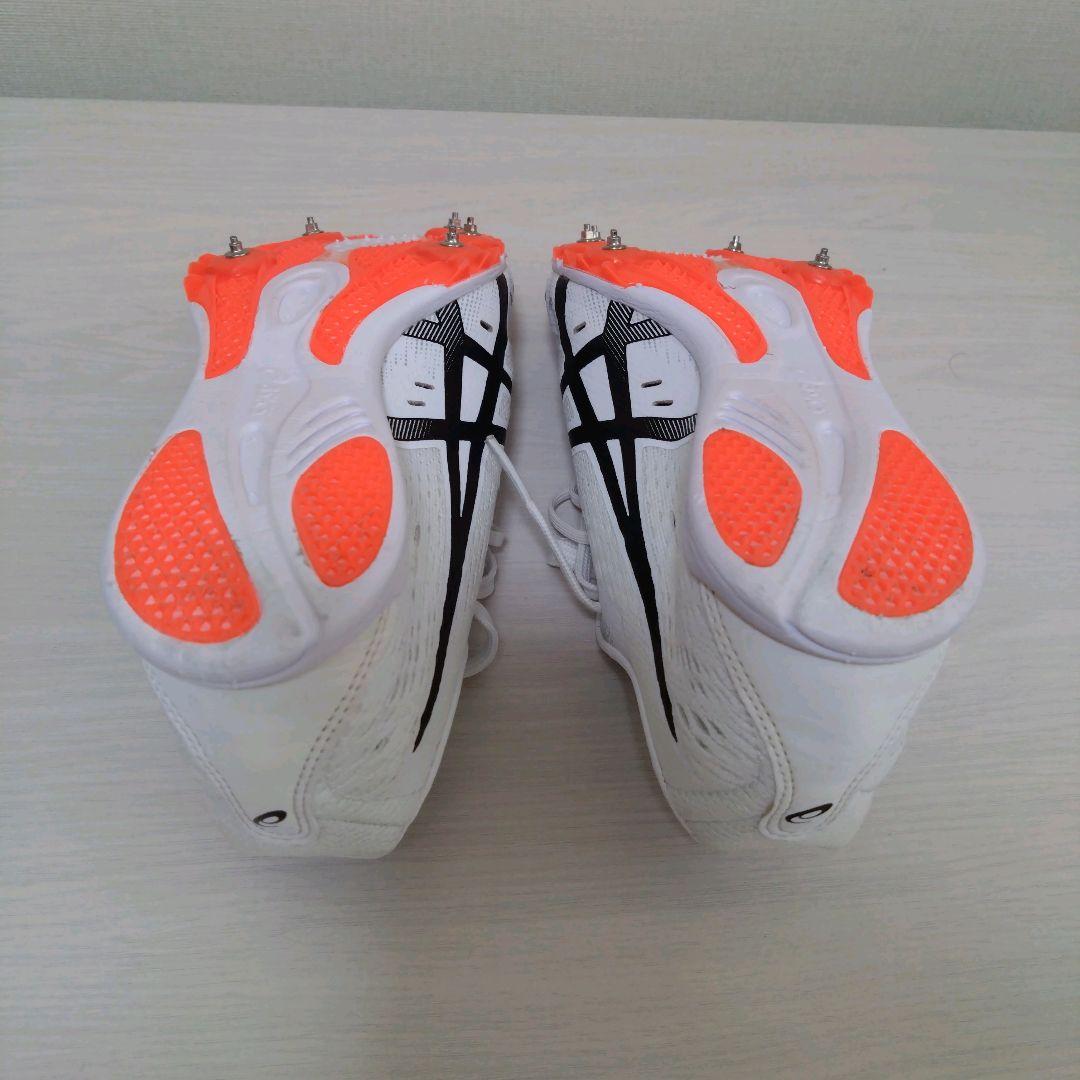 asics GUN LAP3 ホワイト/ブラック 23.0cm(5mmピン付き)