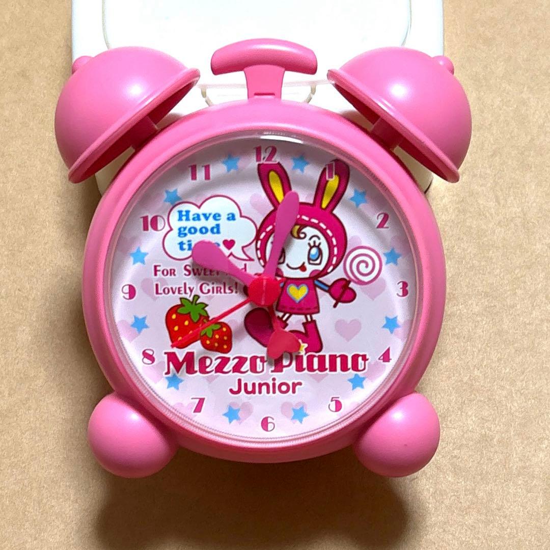 mezzo piano（メゾピアノ） 目覚まし時計（置時計）