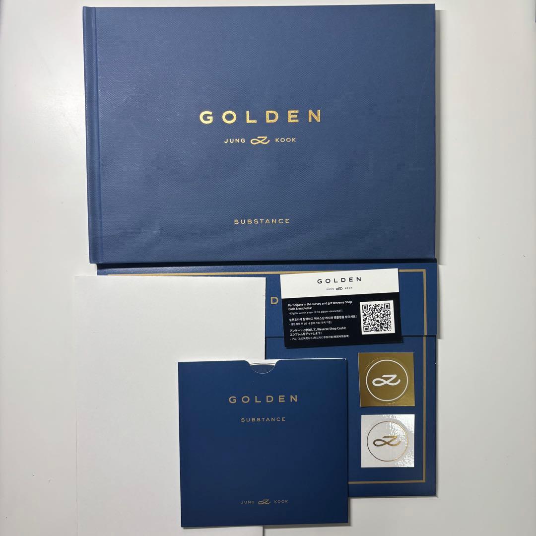 BTS JUNGKOOK GOLDEN 3形態セット おまけ付き