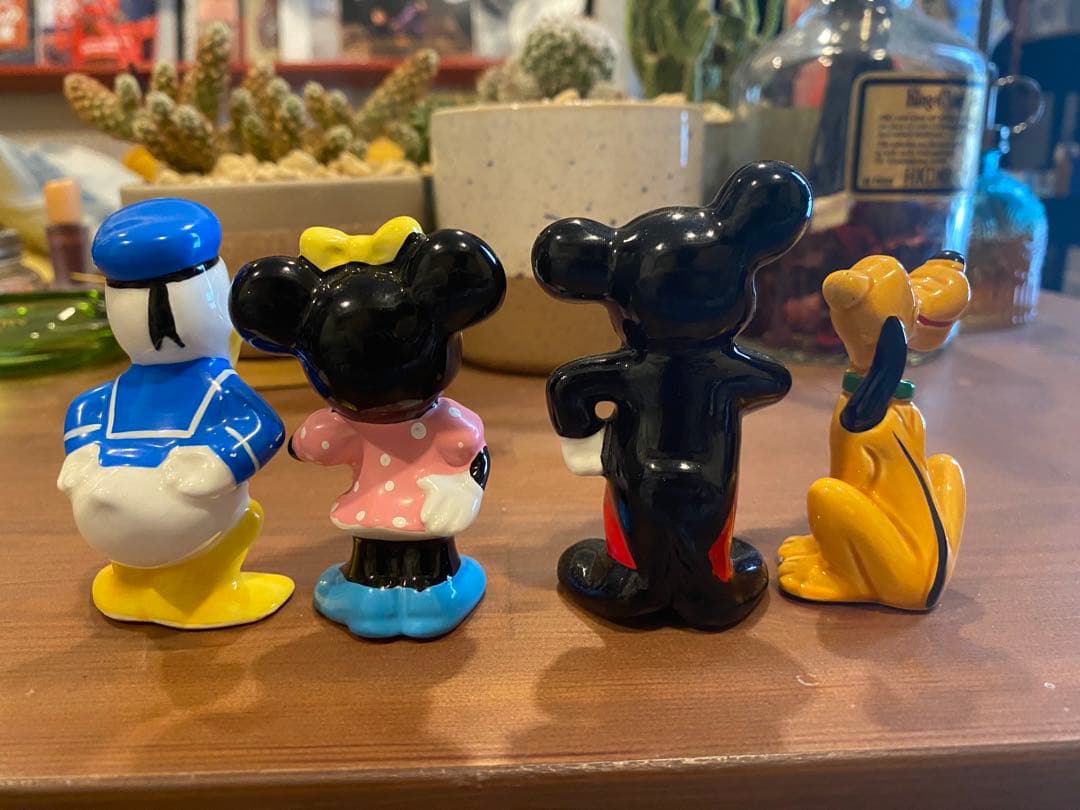 ディズニーフィギュア4点セット/陶器製フィギュア/disney
