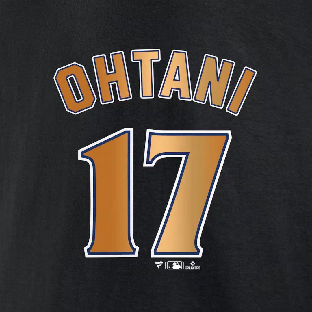 新品L【100%正規品】Fanatics大谷翔平WS2024ドジャース金シャツ