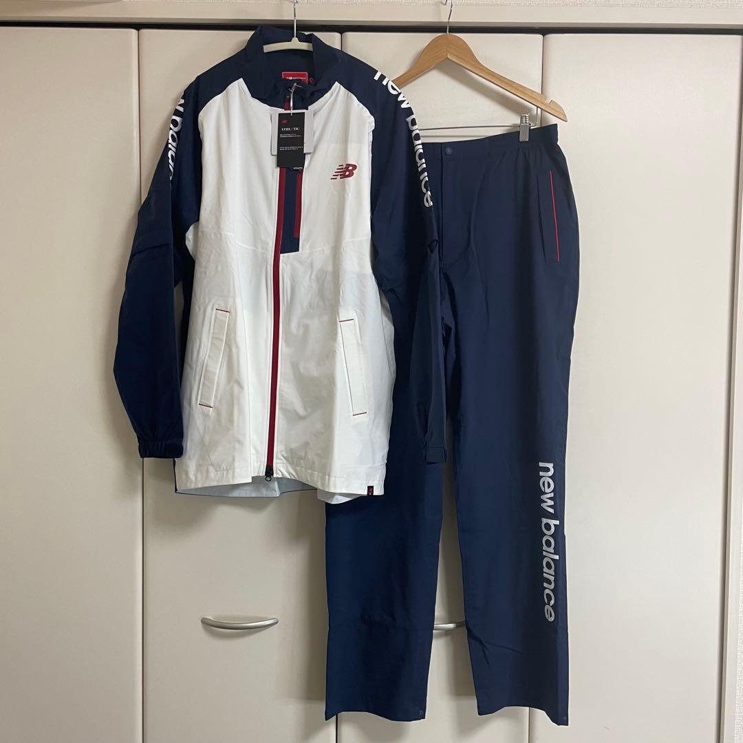 新品　ニューバランス　ゴルフ　レインウェア　7(2XL) 上下セットアップ