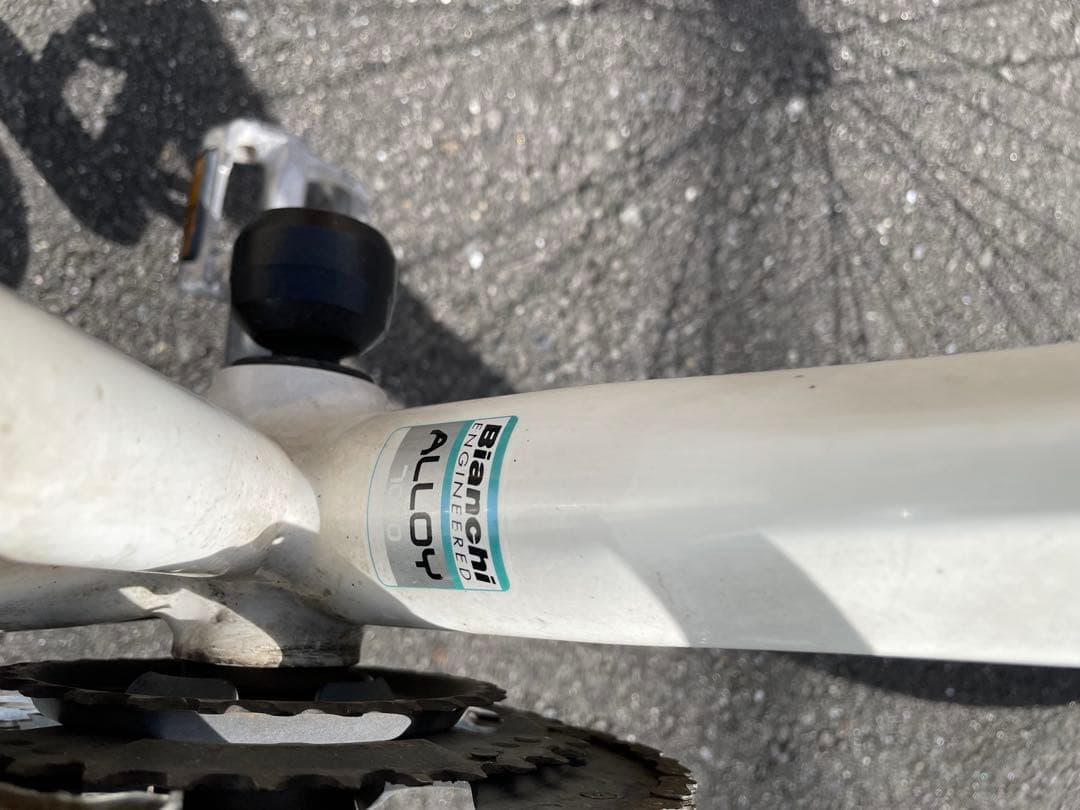 Bianchi クロスバイク ホワイト　引き取り希望