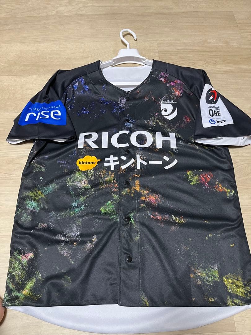 ブラックラムズ東京　リバーシブルベースボールシャツ