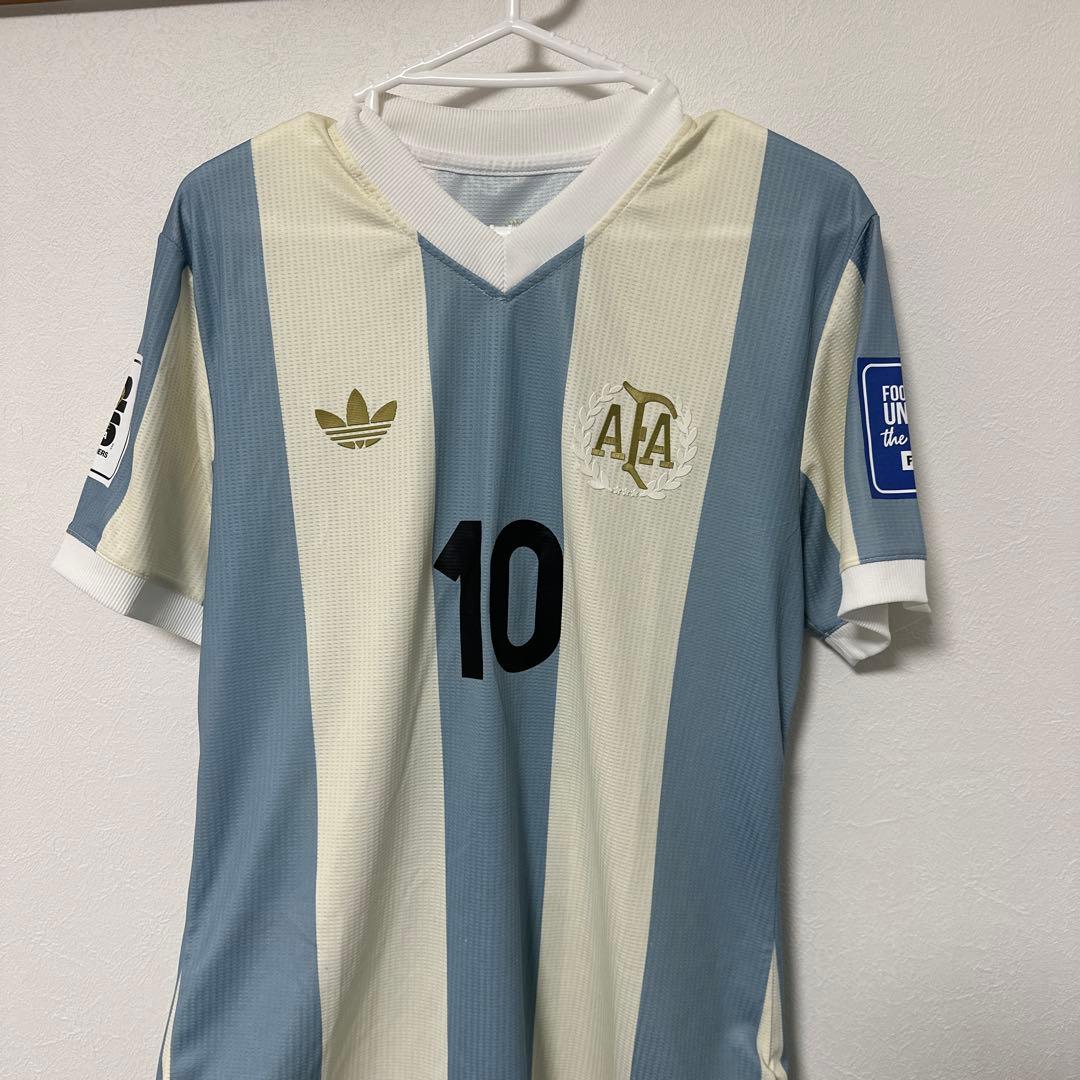 アルゼンチン代表　アディダス　50周年記念　メッシ　ユニフォーム