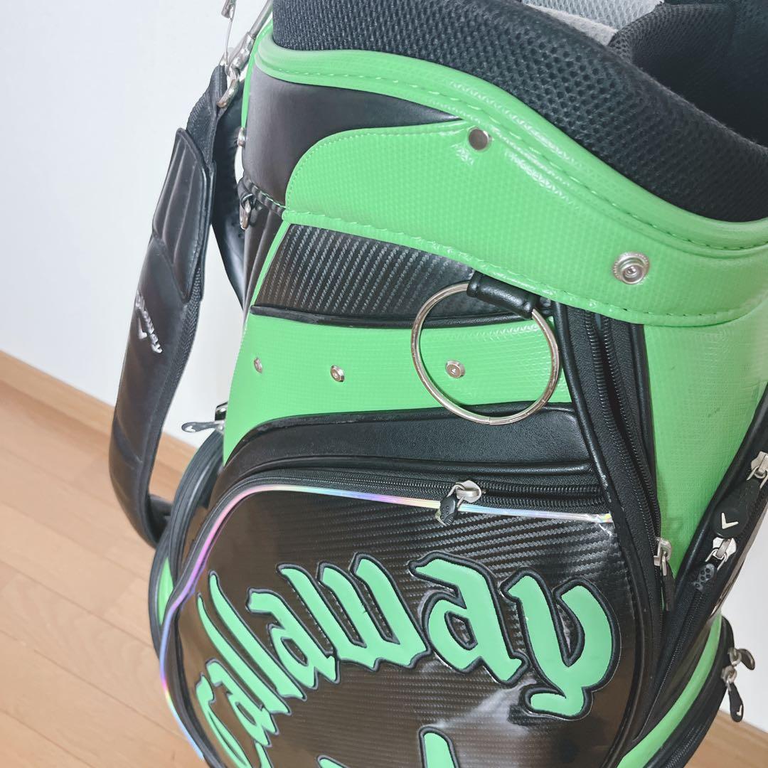 K214 まさる様Callaway キャディバッグ フード無し グリーンブラック