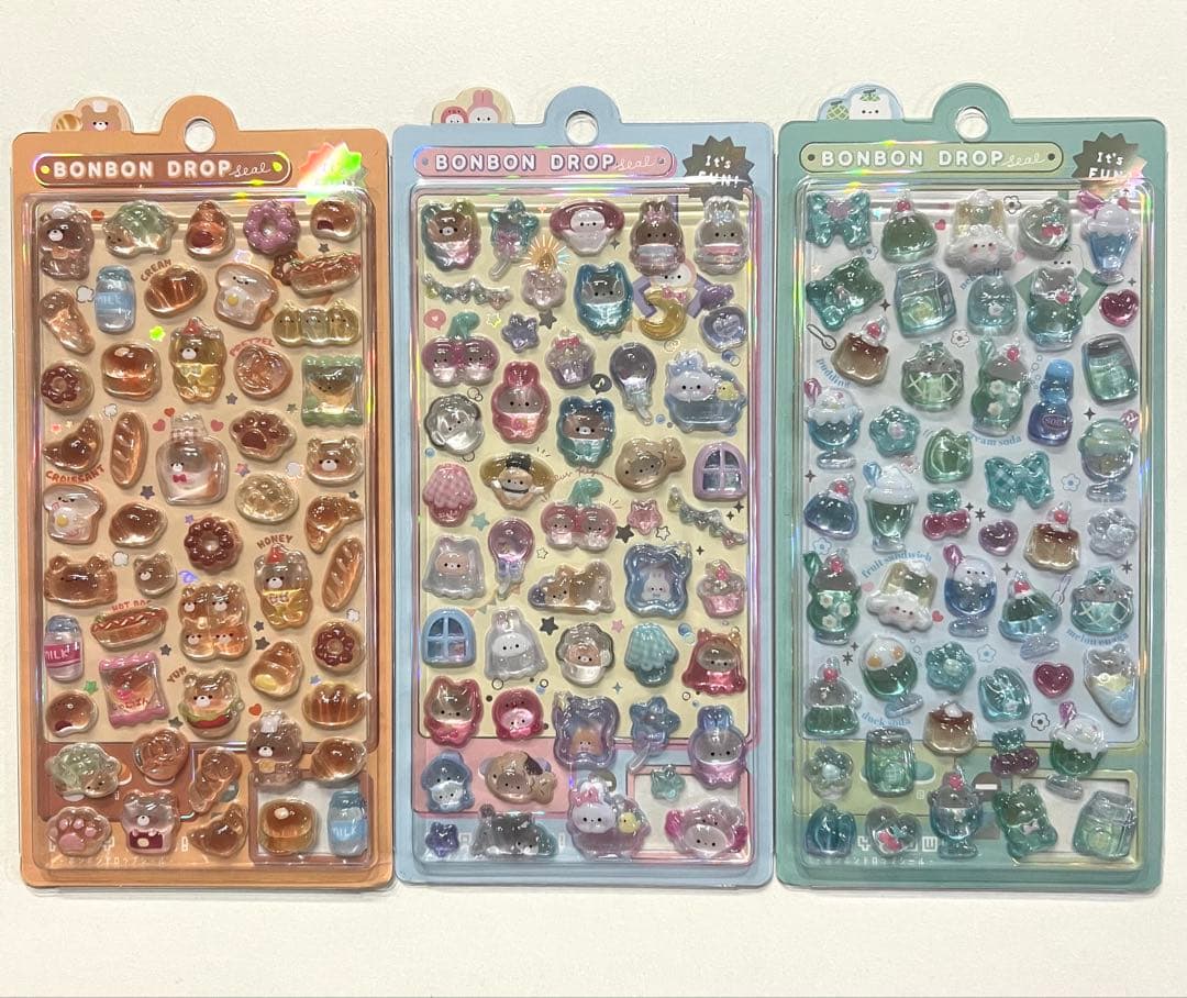正規品 ボンボンドロップシール オリジナル 5枚セット