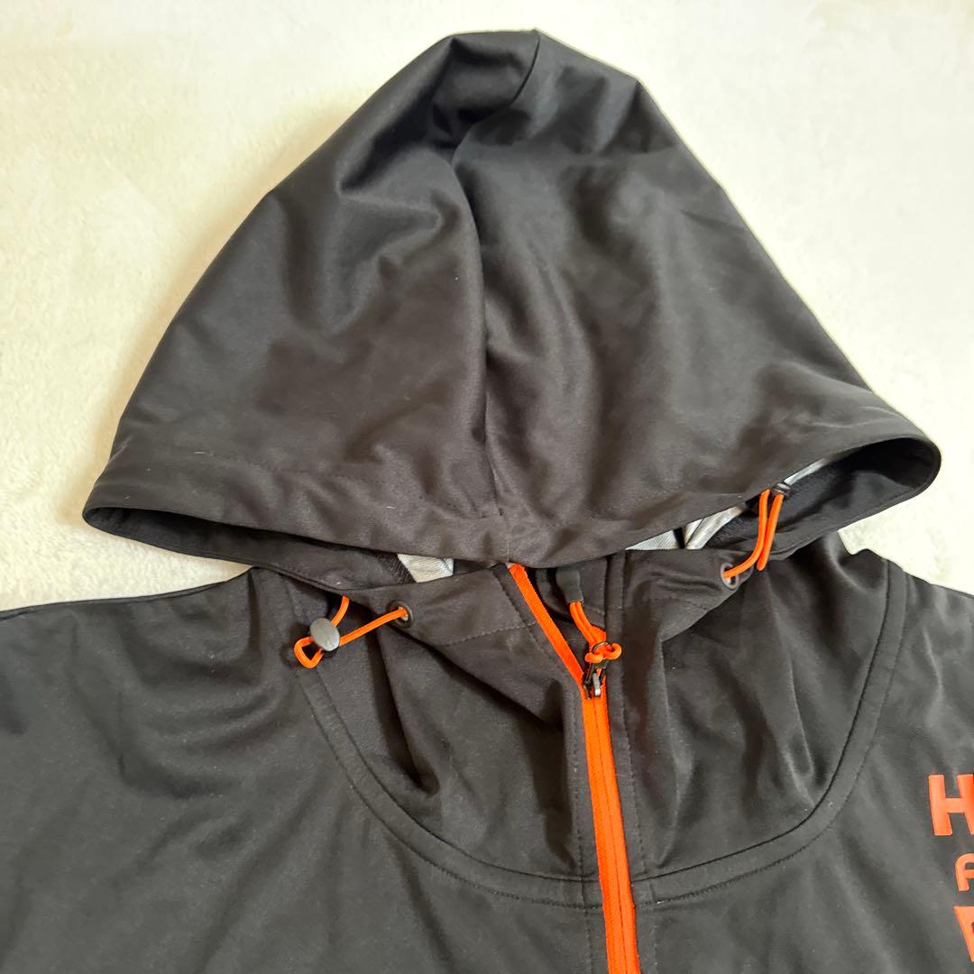 【H&Yo Fitness 】サウナスーツ 上下セット XL ブラック×オレンジ