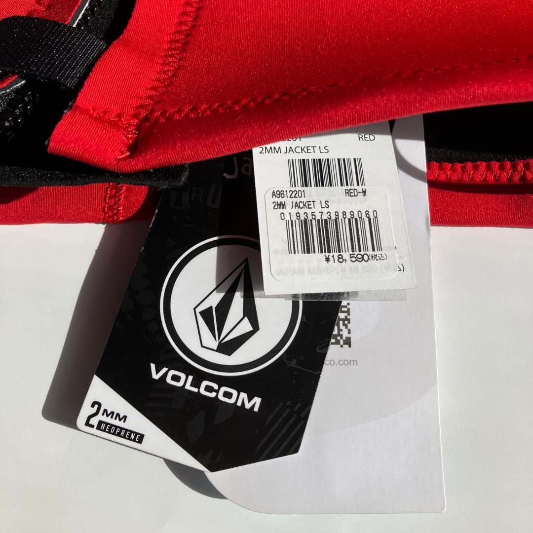 VOLCOM 2MM JACKET LS M レッド