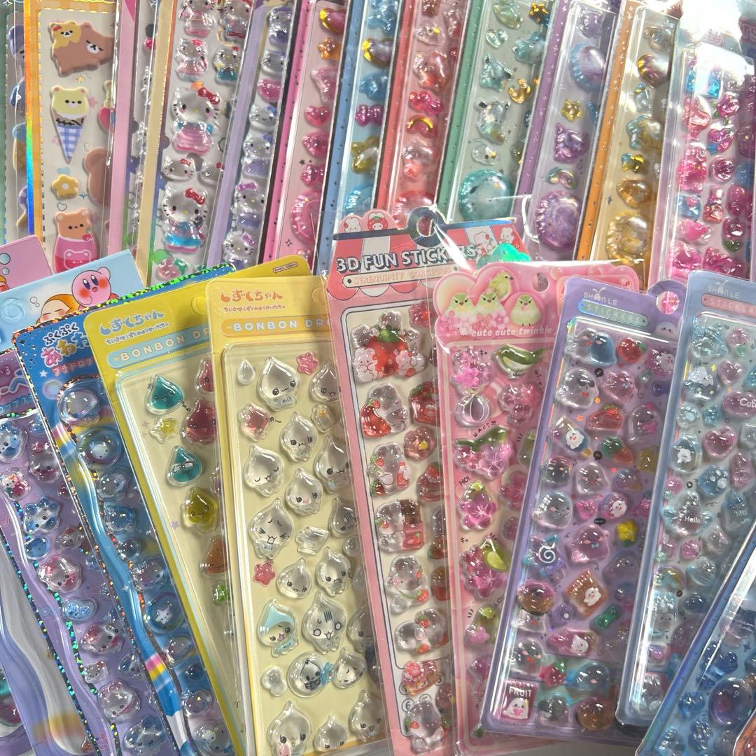 キャラクターシールセット 3Dデザイン30シート