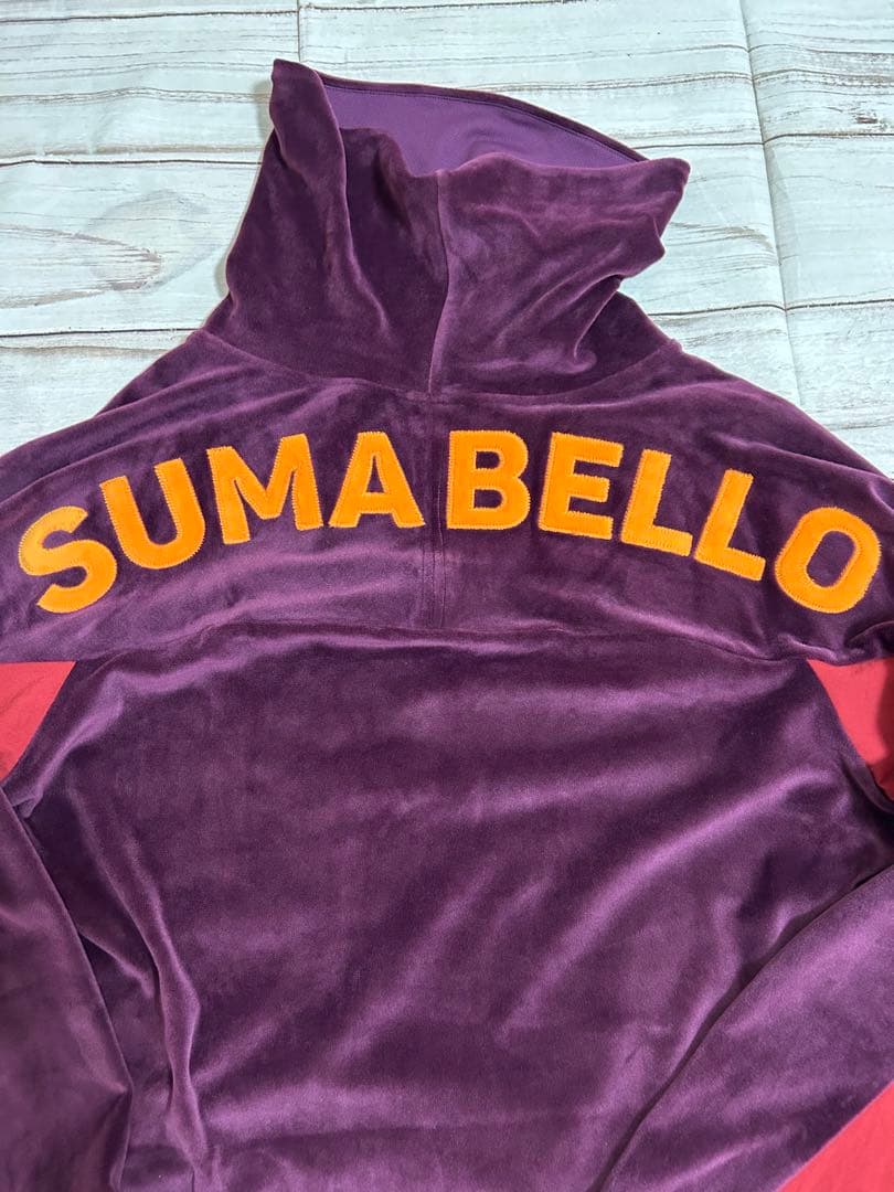 スージョ　ロンT フットサル　SULLO ハイネック　ベロア　パープル　L