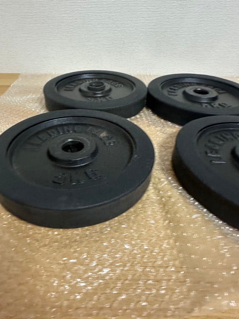 早い者勝ち　計20kg 5kg × 4枚 ダンベル プレート リーディングエッジ