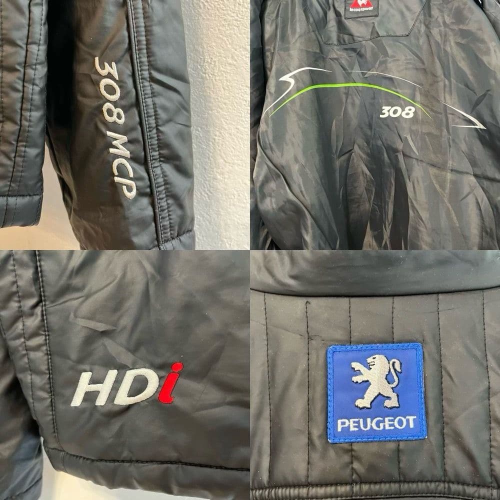 ルコックスポルティフ　ゴルフ　レザー　ジャケット　プジョー　メンズ　XL