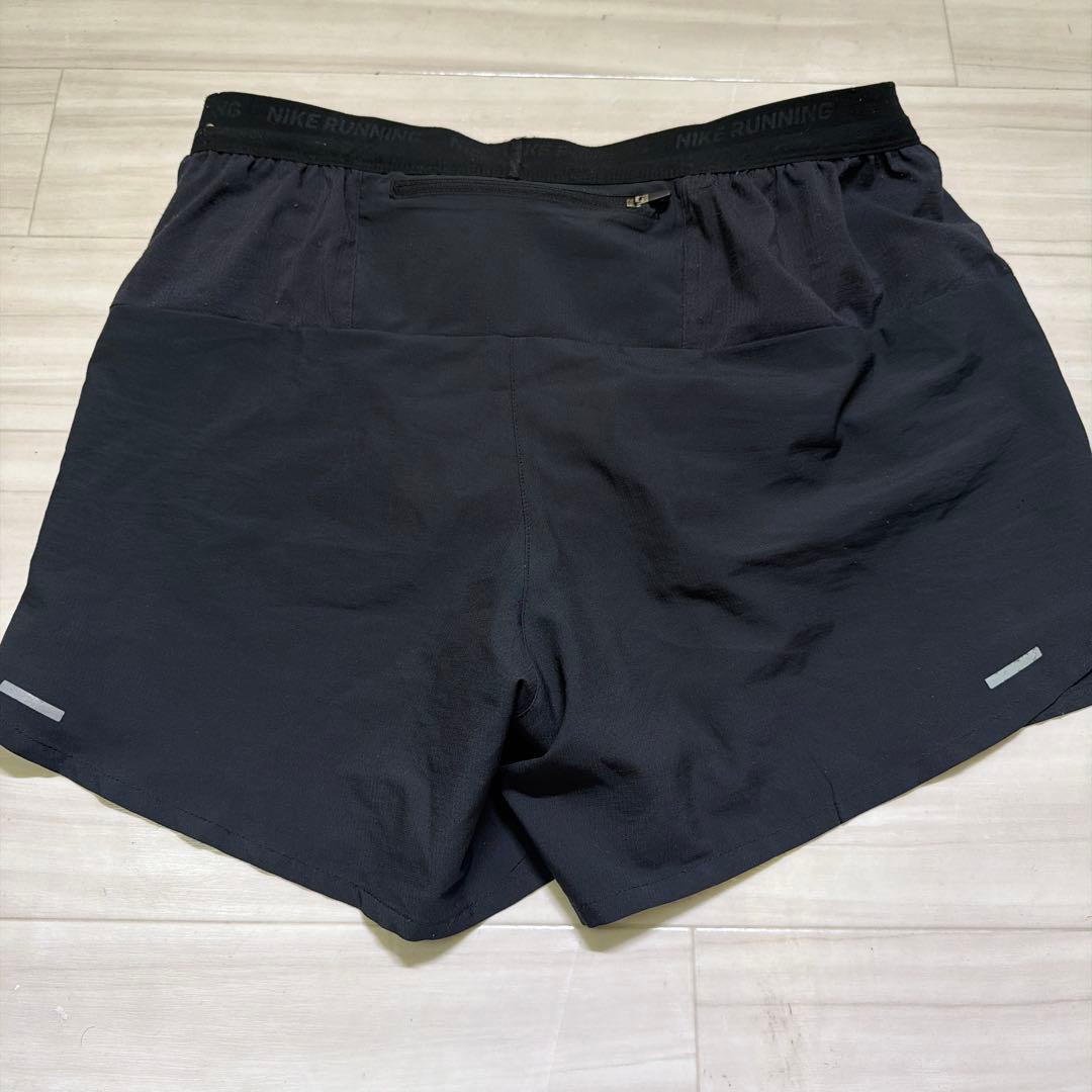 Nike ストライド　ランニングショートパンツ ブラック　Ｌサイズ　公式在庫無し