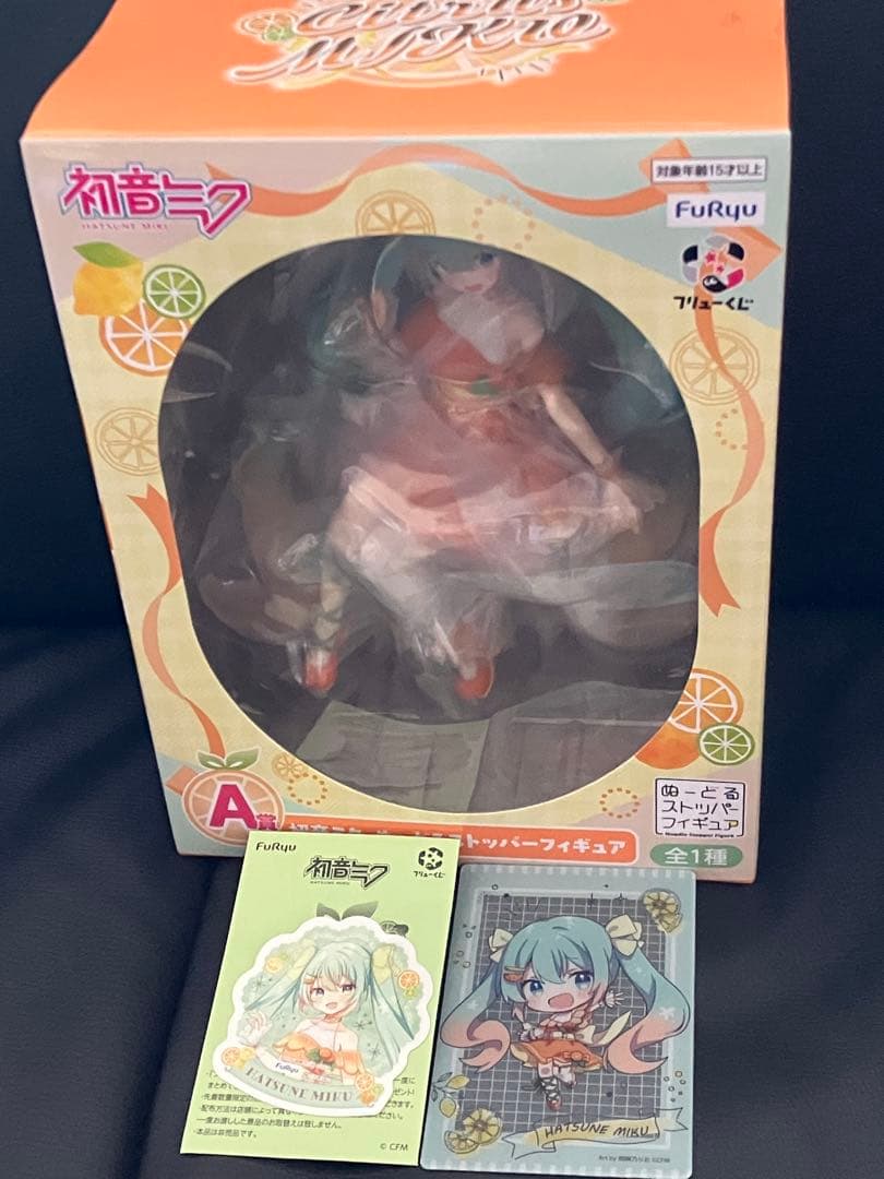 フリューくじ　初音ミク　A賞 初音ミク ぬーどるストッパーフィギュア