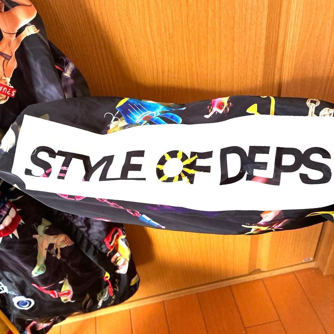 【激レア】DEPS×SQUARE デプススクエア 【訳あり】総柄メッシュパーカー