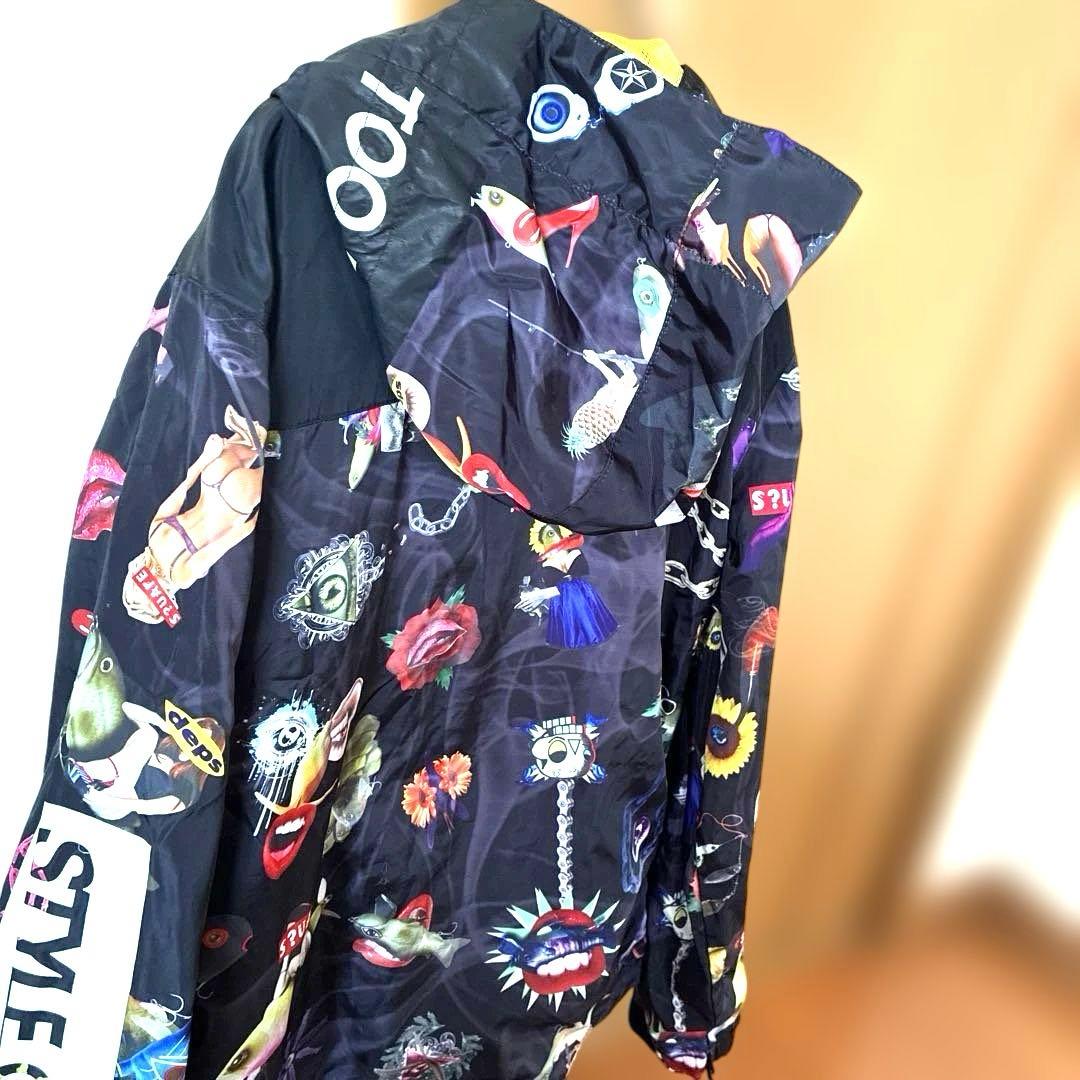 【激レア】DEPS×SQUARE デプススクエア 【訳あり】総柄メッシュパーカー