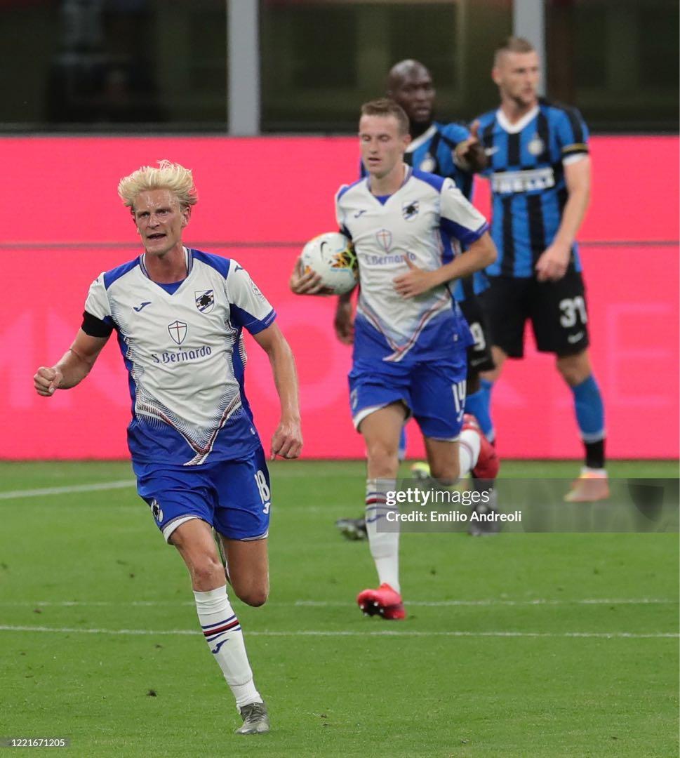 サンプドリア 2019/2020 トルスビー 実使用 ユニフォーム
