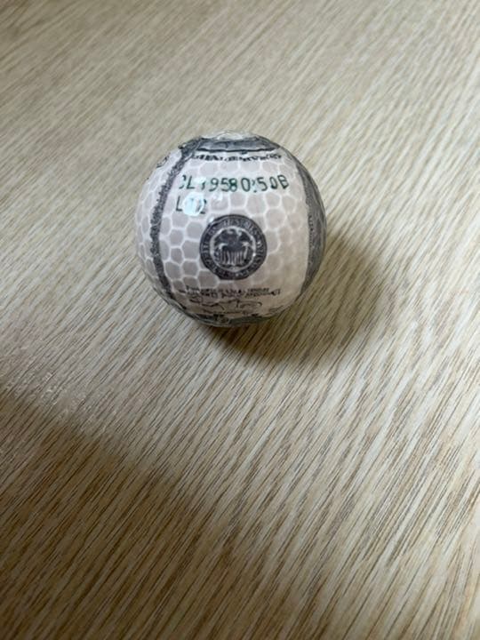 ゴルフボール アメリカドル柄　3個セット　NYC現地購入