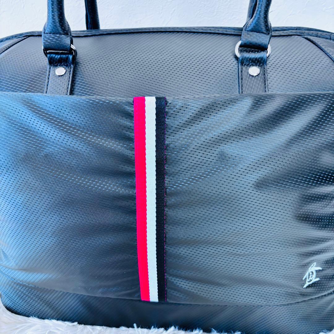 Munsing wear マンシング ウェア ボストン バッグ　ブラック美品