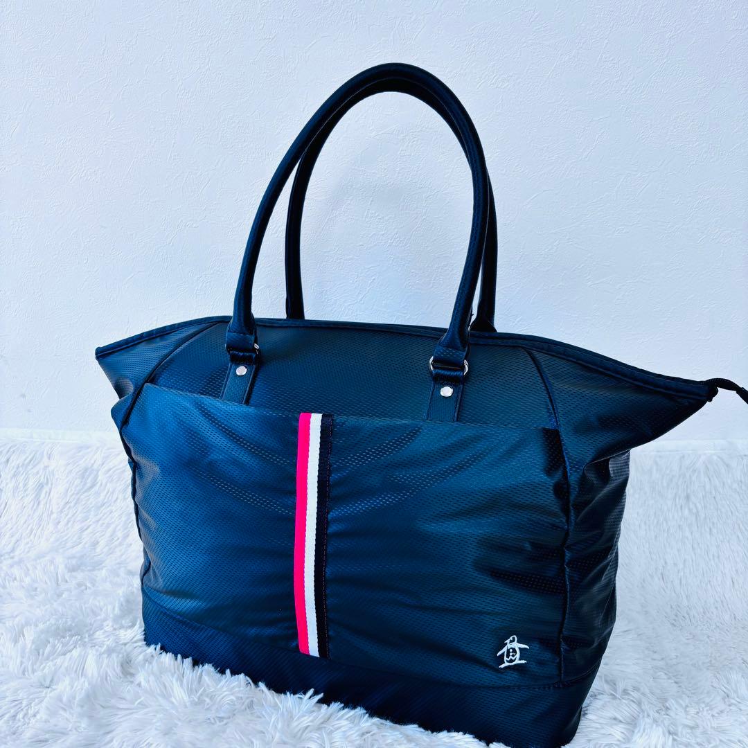 Munsing wear マンシング ウェア ボストン バッグ　ブラック美品