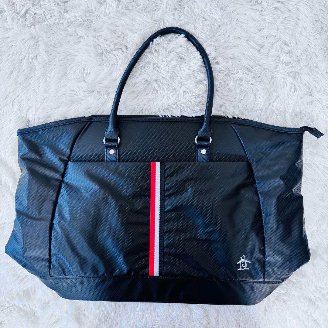 Munsing wear マンシング ウェア ボストン バッグ　ブラック美品