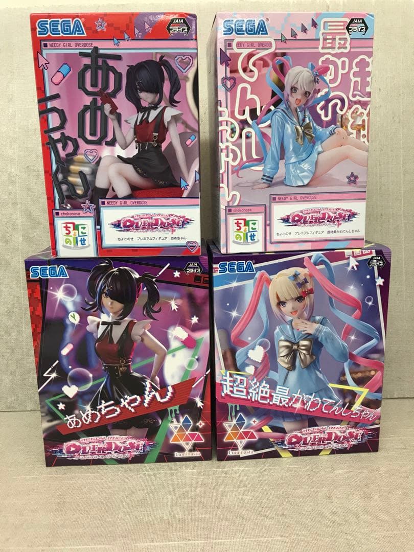 未開封品　NEEDY GIRL OVERDOSE フィギュア4点セット