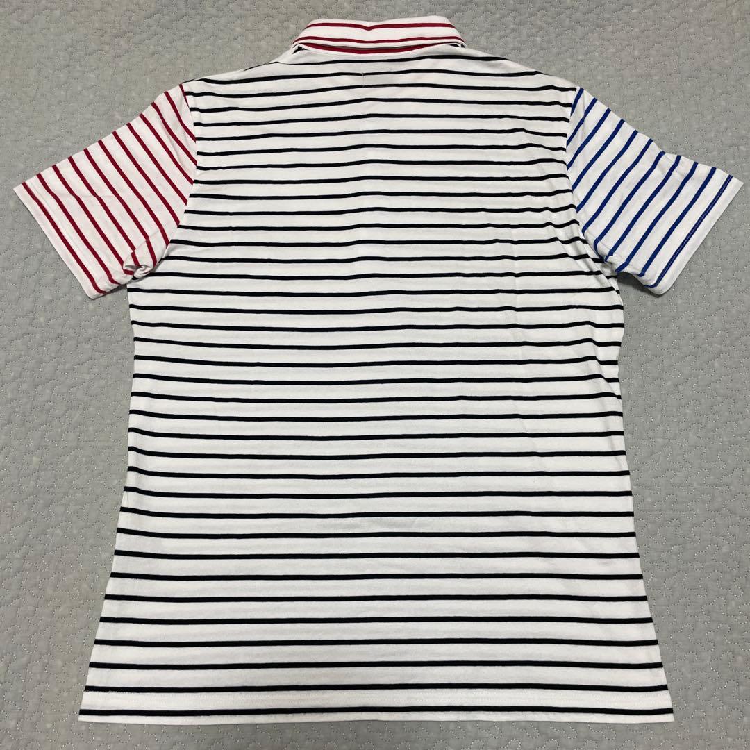 ACANTHUS × muta MARINE クレイジーボーダー ポロシャツ L
