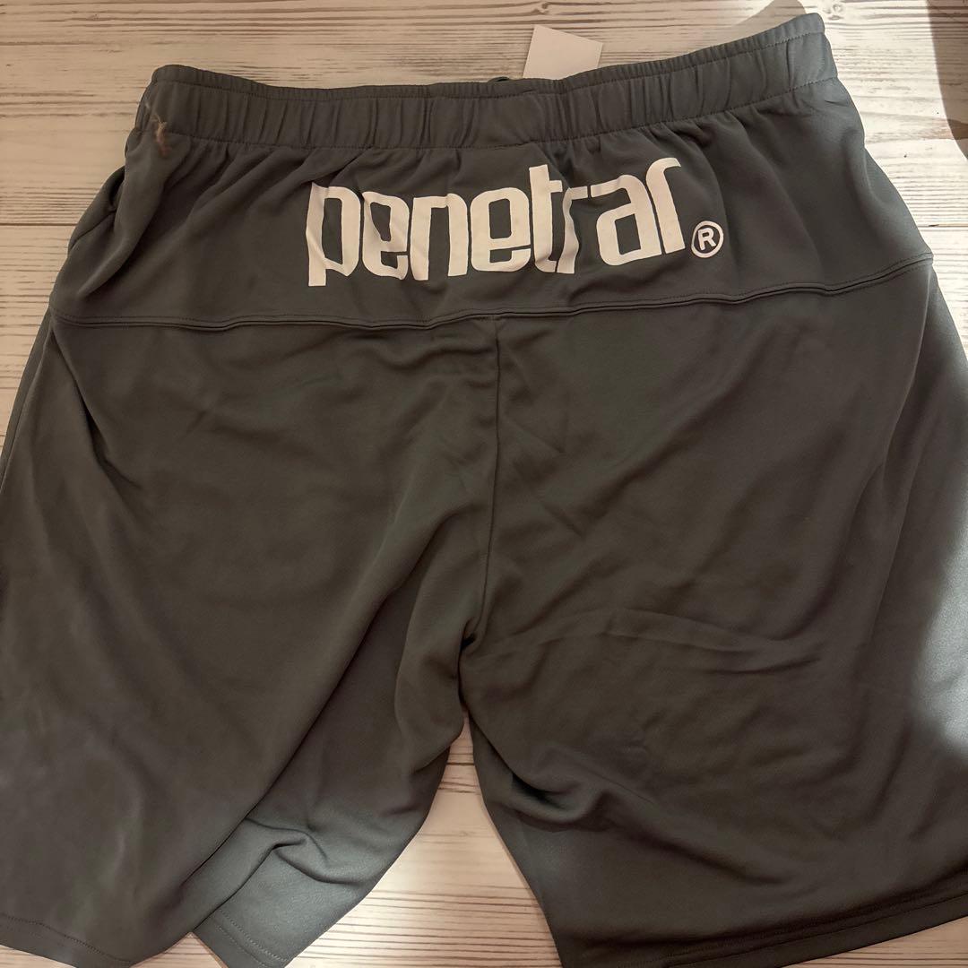 penetral トレーニングウェアセット（半袖短パン）XL グレー