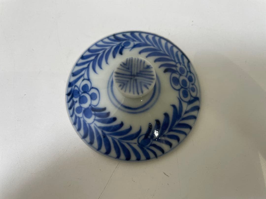 【現状品】染付 陶器 急須 湯呑み 大化年制 まとめ アンティーク レトロ