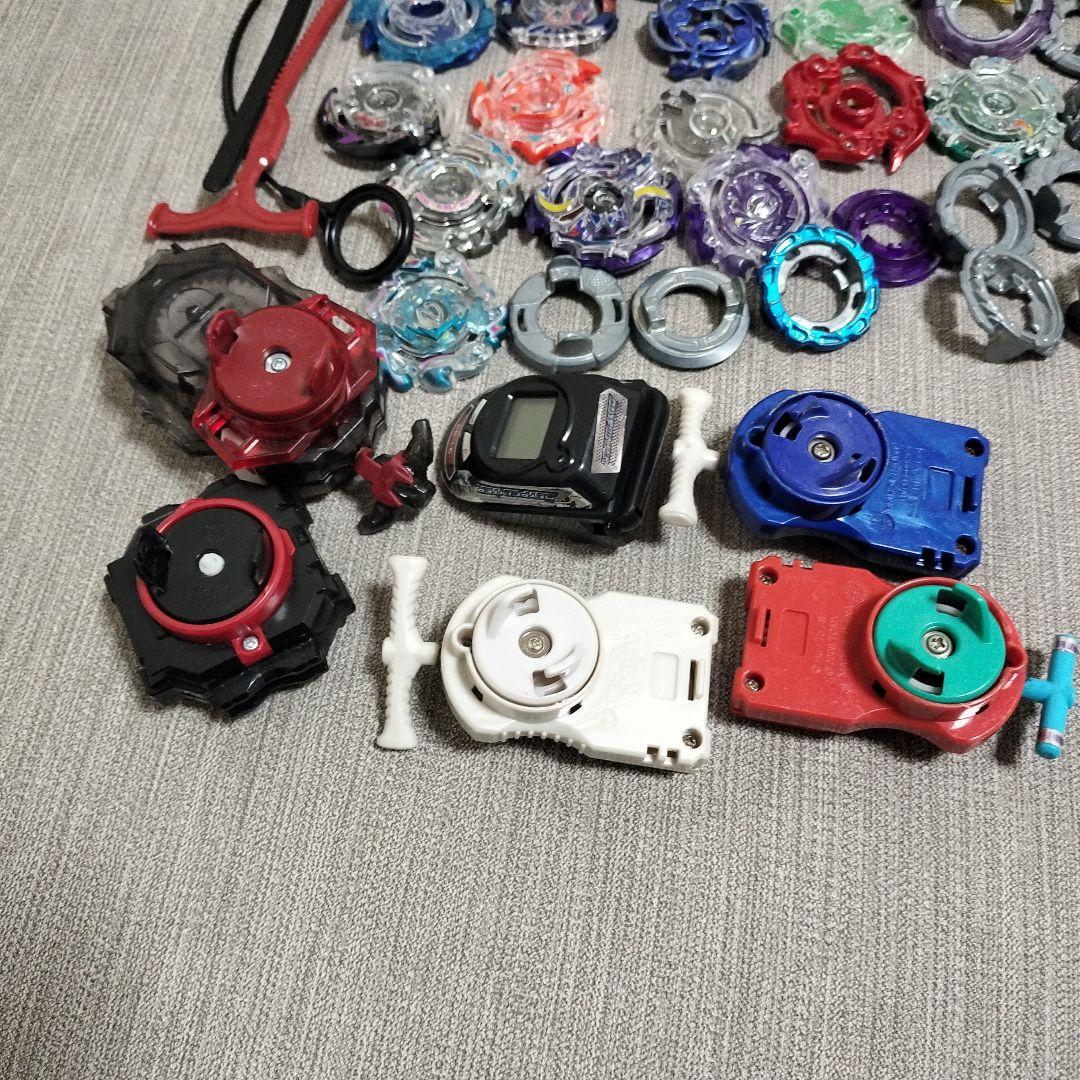 ベイブレード 約100個セット スピンスタンド付き