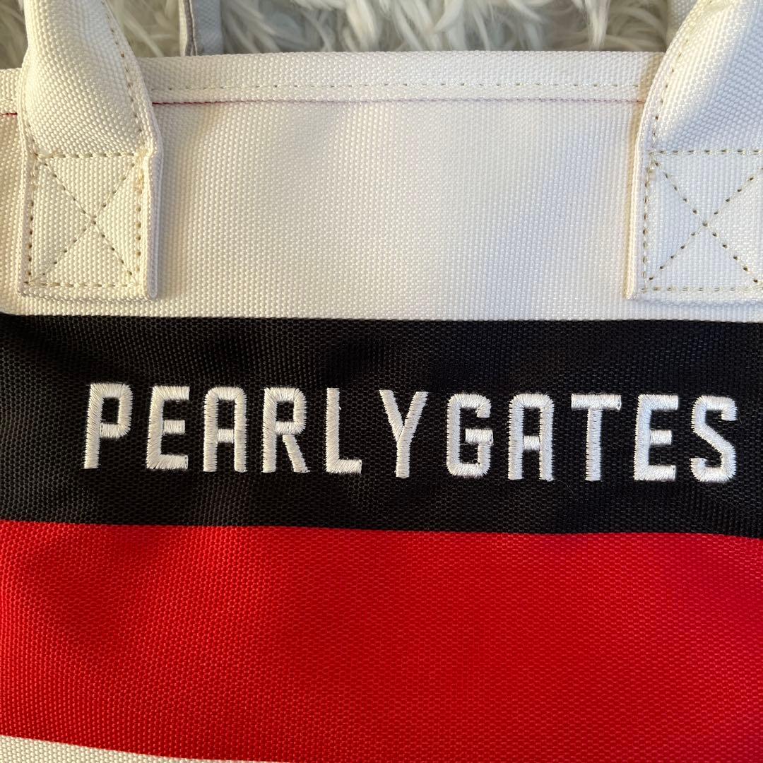 パーリーゲイツ PEARLYGATES カートバッグ トリコロール赤白黒