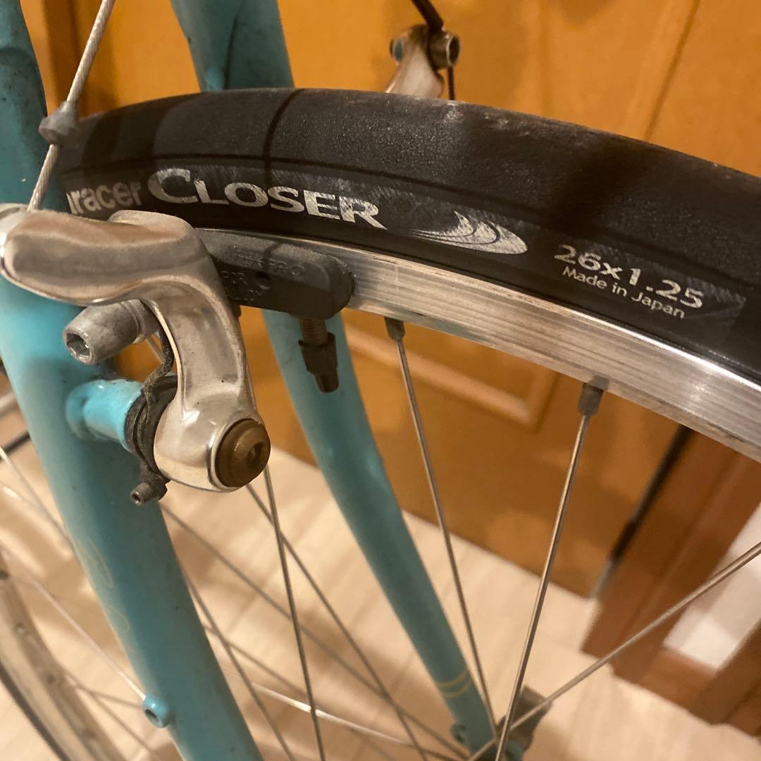 BRUNO TOUR26インチ水色 自転車 本体　身長150〜