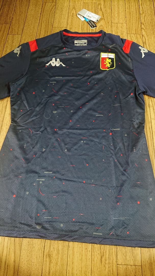新品Kappa ジェノアトレーニングシャツ紺