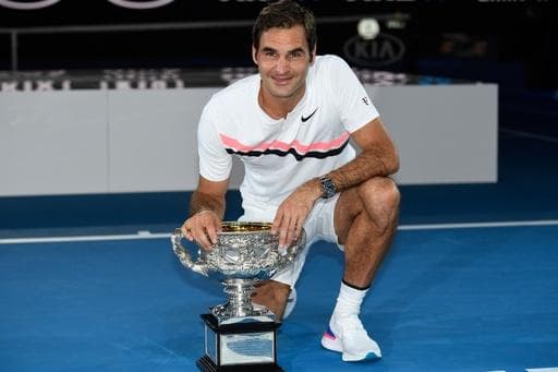 NIKE ナイキ 2018 全豪 フェデラー 優勝 シャツ RF S
