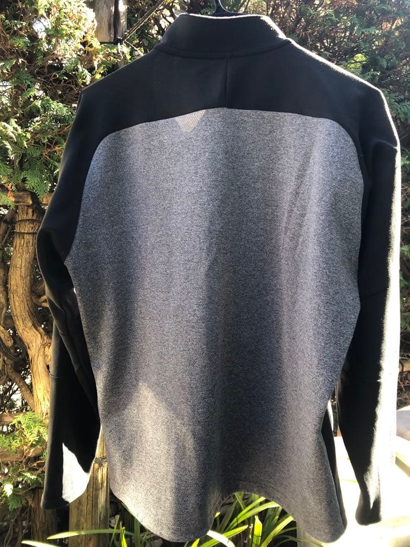 MORELIA ジップアップジャケット Lサイズ グレー/ブラック