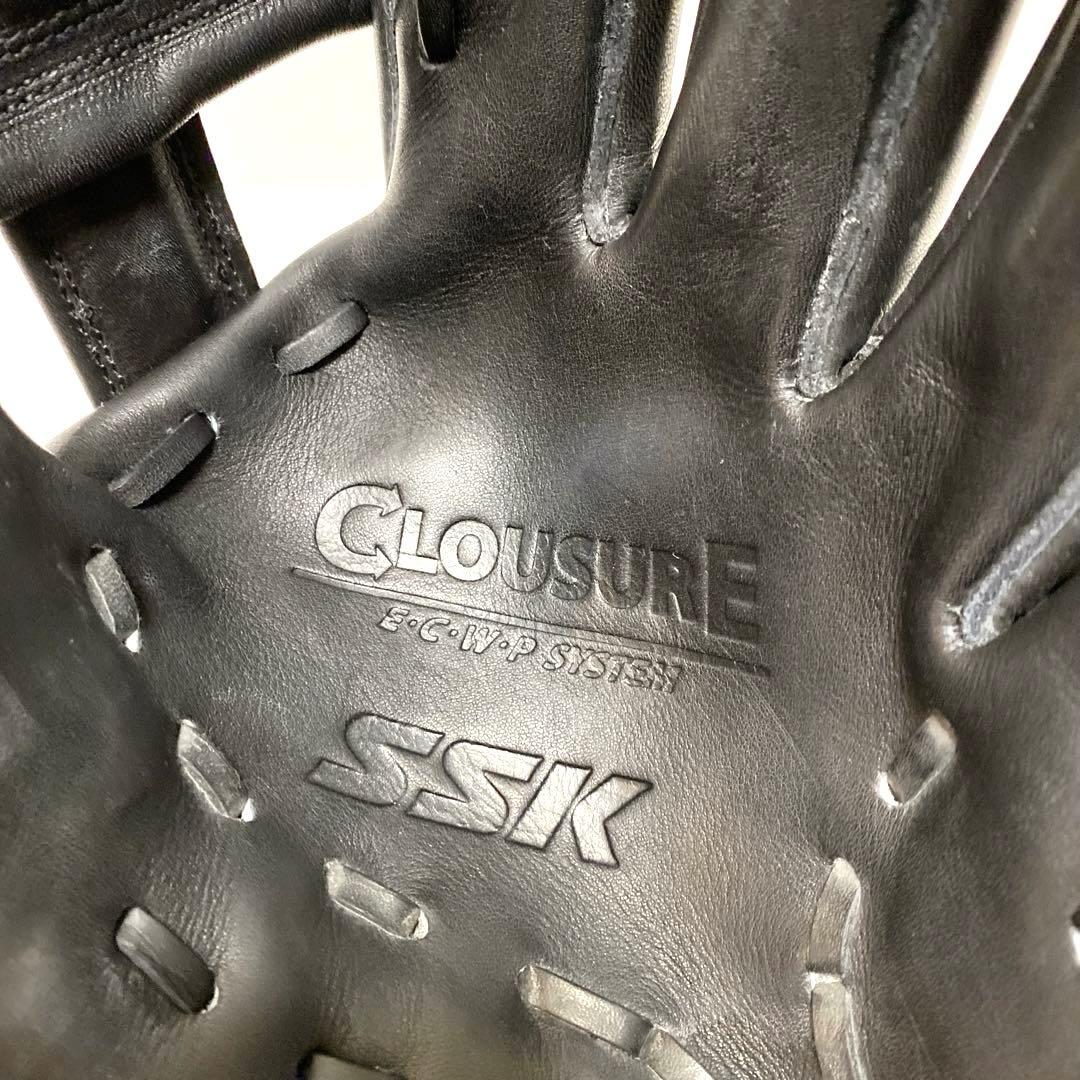 良品✨SSK GLOUSURE 一般軟式グローブ 野球 右投げ ブラック