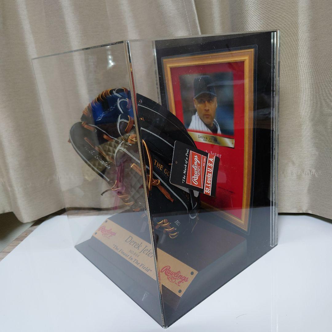 Derek Jeter Rawlings グローブ 展示用ケース付きRーMLB