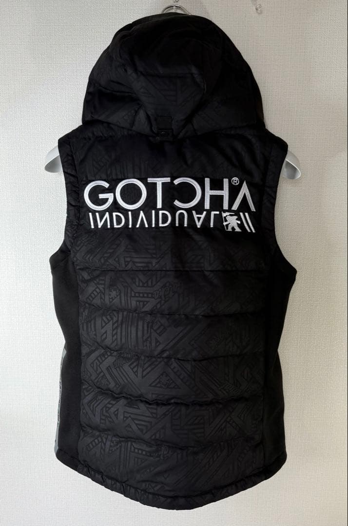 GOTCHA GOLFダウンベスト(D80% F20%)ブラック【美品】S