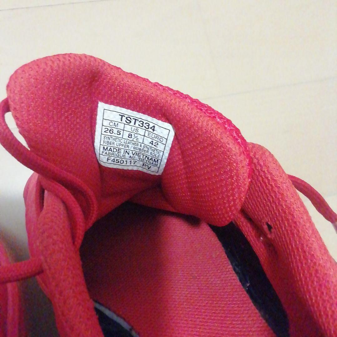 ★ASICS カルチェットフットサルイン室内レッド左27.5右26.5サイズ別★