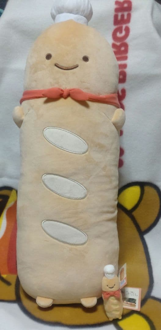 すみっコぐらし　パン店長　てのりぬいぐるみ　スーパーもーちもちクッション　セット