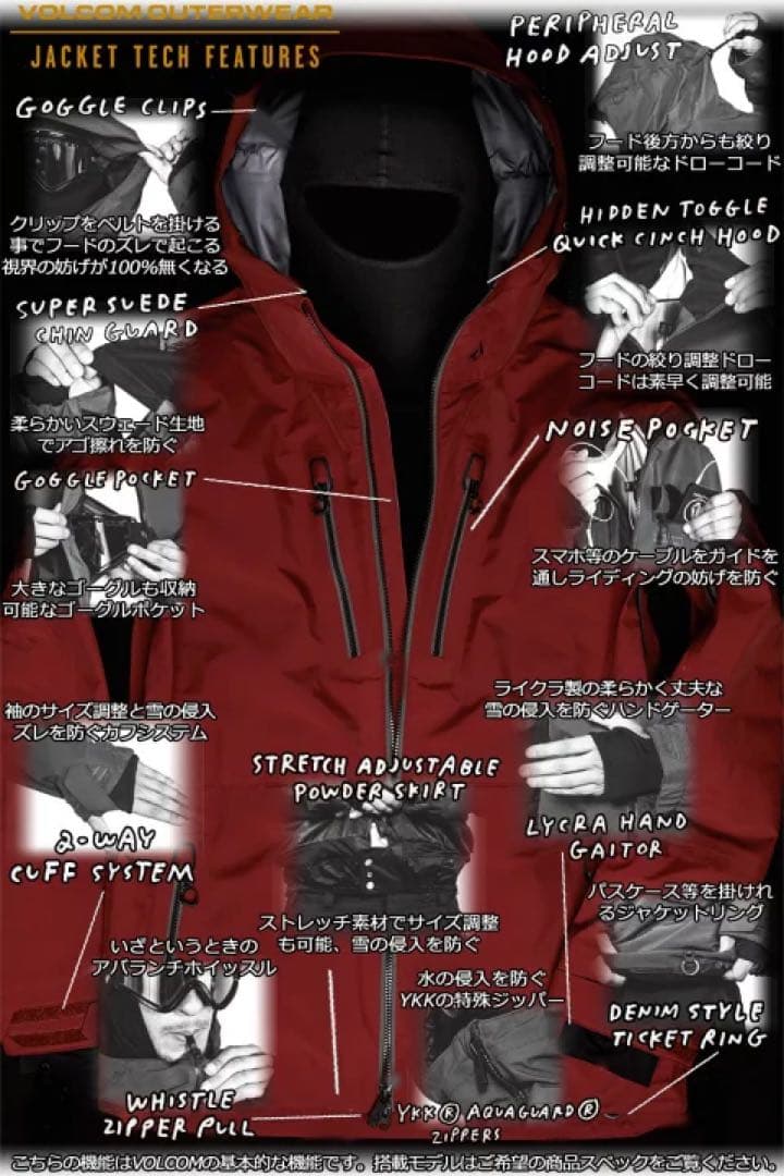 VOLCOM ボルコム LONGO GORE-TEX ウェア上下　XXL 大きめ