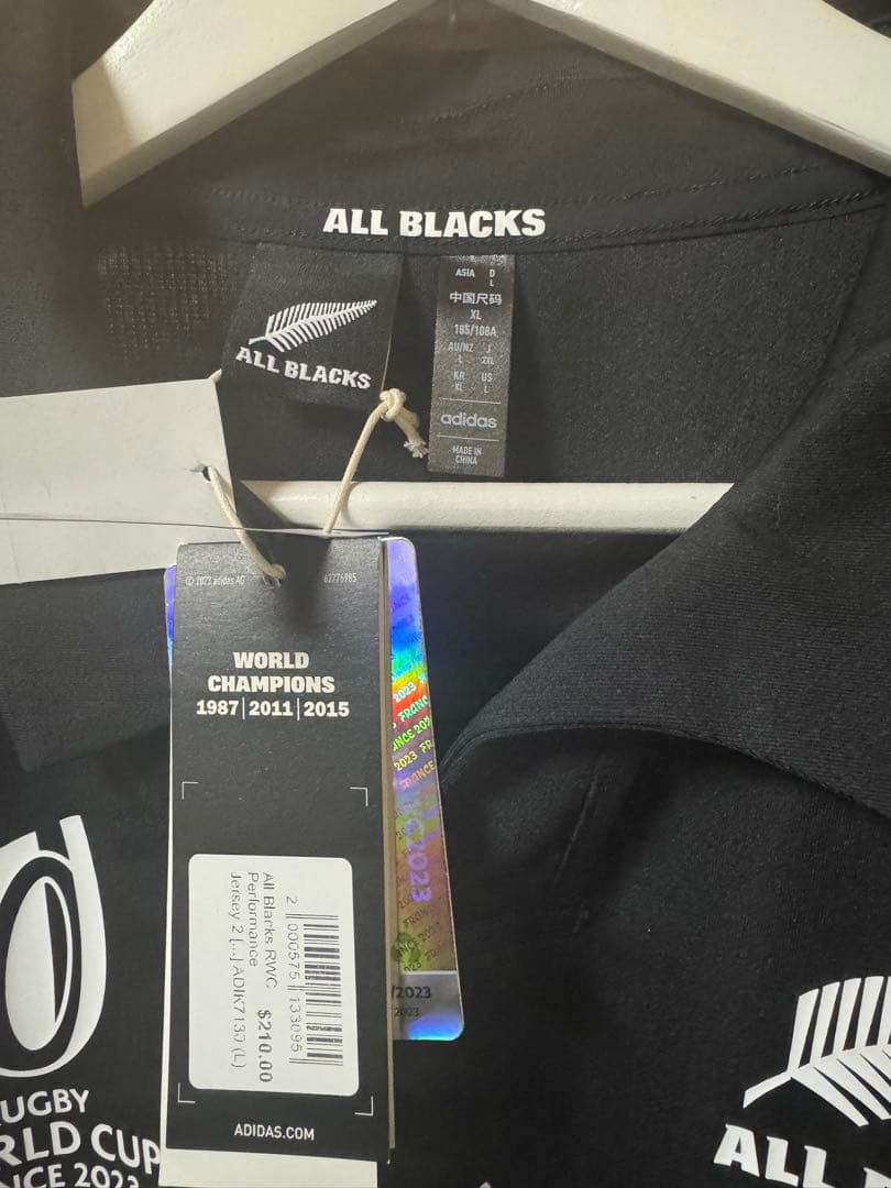 ALL BLACKS ラガーシャツ 2023年公式商品