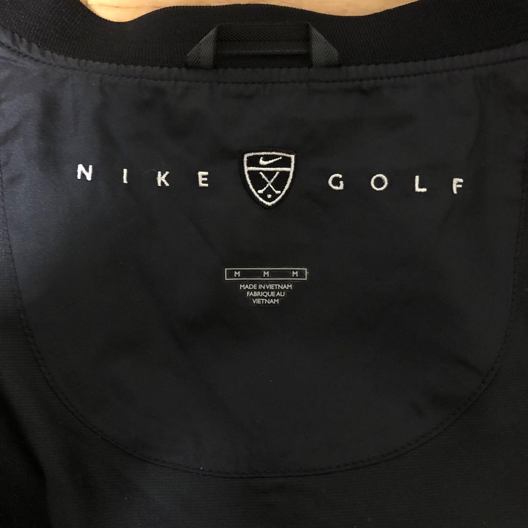 大人気❗️ナイキゴルフ NIKE GOLF ナイロン プルオーバー ピステ 黒M