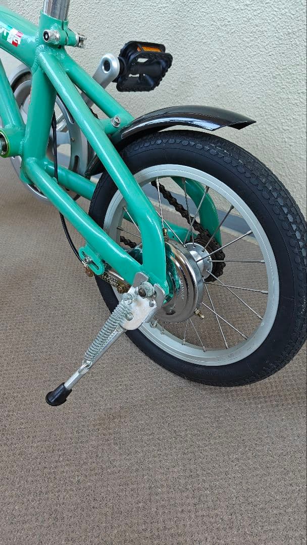 極美車☆ビアンキノビタBianchi novita折り畳み自転車送料込み☆激レア