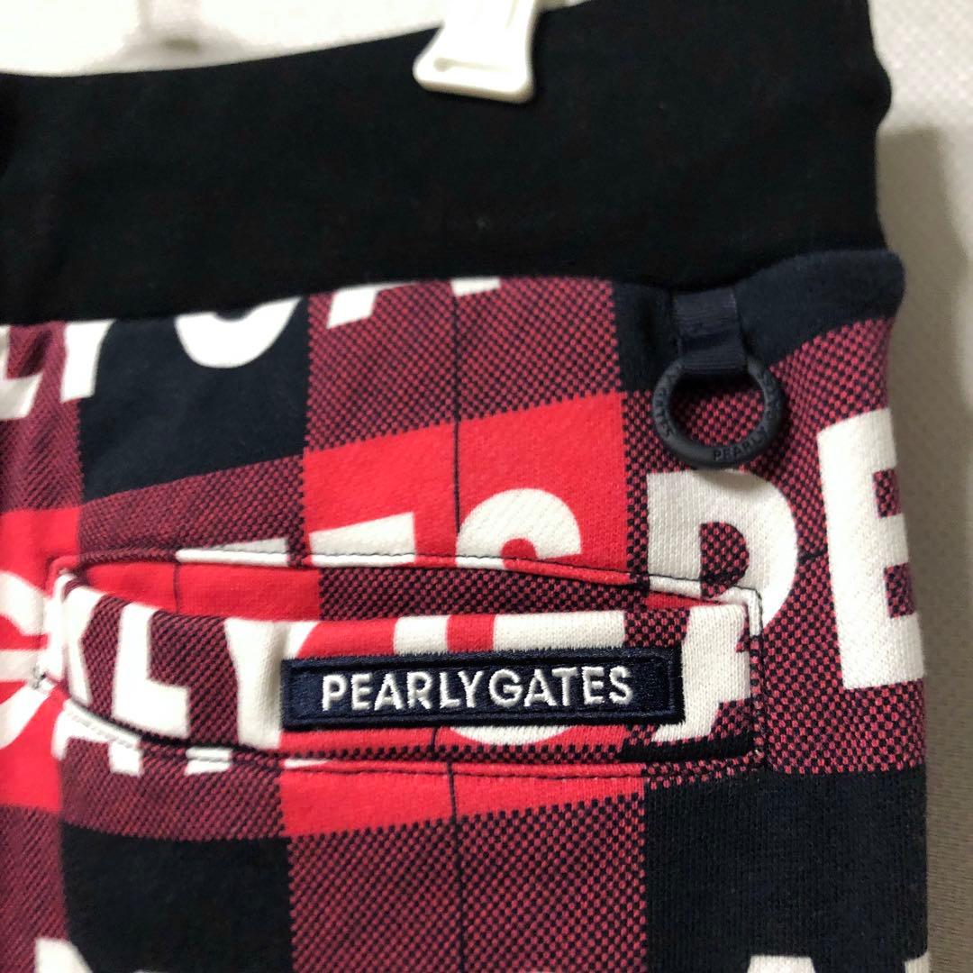 パーリーゲイツ PEARLY GATES スウェットパンツ ロゴチェック 裏起毛