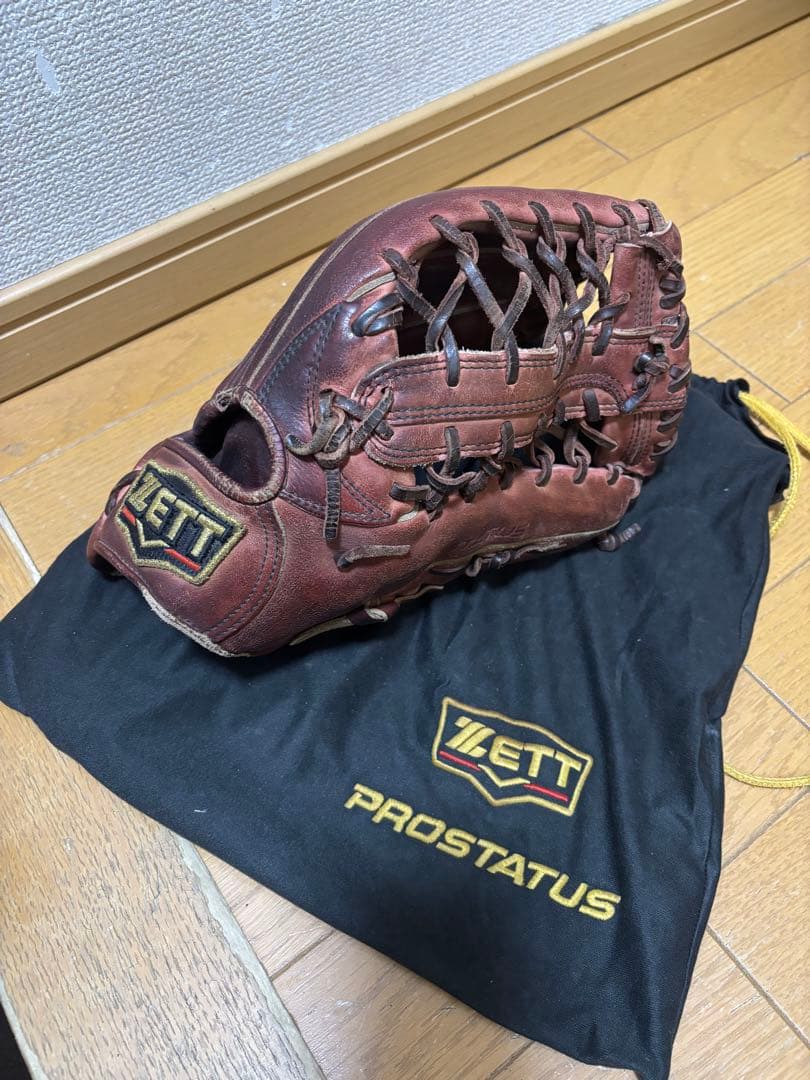 ZETT PROSTATUS 硬式グローブ ブラウン